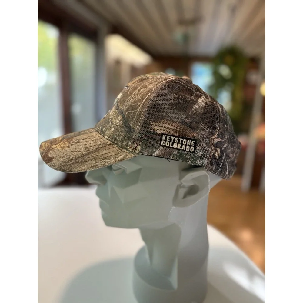 9280 Pond Hockey Hat Keystone Colorado Realtree Camo Adjustable Cap Colorado‎